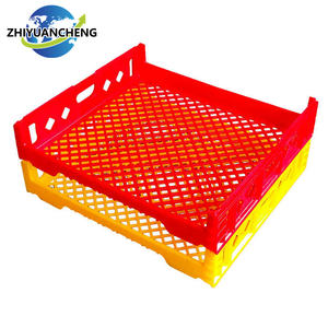 <span class=keywords><strong>Cajas</strong></span> de plástico plegables, <span class=keywords><strong>cajas</strong></span> de mudanza de <span class=keywords><strong>segunda</strong></span> <span class=keywords><strong>mano</strong></span> para almacenamiento de envío de leche de pan, malla de estilo logístico - Product Image 3