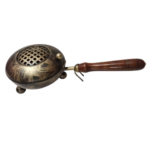 Quemador de incienso chapado en oro, último diseño, quemador de incienso de Metal portátil de Oriente Medio Bakhoor DE LA India - Product Image 4