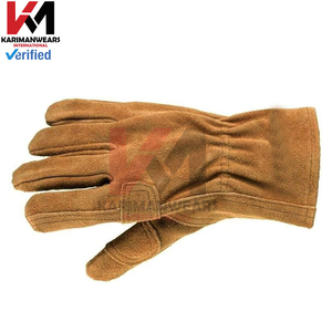 Custom Logo High Quality Leather Work Gloves Men Protective Safety Gloves Construction Industrial Heavy Duty Use Affordable - Product Image 4