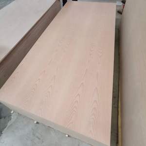 Contreplaqué de densité pour étagère de meubles 1220*2440 Panneau de fibres de chêne rouge bouleau Panneau de fibres de bois à bas prix Bonne qualité Placage lisse Contre-plaqué - Product Image 3