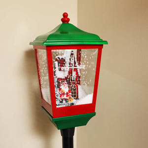 Kerstdecoratie LED Sneeuwval Muzieklamp OEM ODM Licht Woonkamer Meubels Staande Lampen Feestartikelen Cadeaus Huisdecoratie - Product Image 5