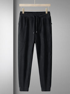 Pantalon de jogging ample en coton polaire surdimensionné à taille élastique pantalon de survêtement personnalisé pour pantalon de survêtement en polaire pour femme et homme - Product Image 3