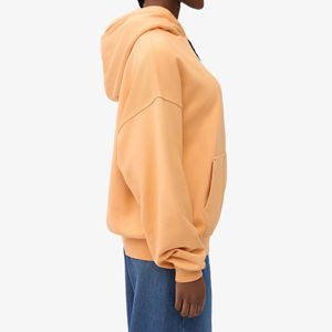 Sweat-shirts à capuche oversize pour femmes, 100% coton molletonné, respirant, coupe-vent, séchage rapide, écologique, impression personnalisée, athlétique, hiver - Product Image 5