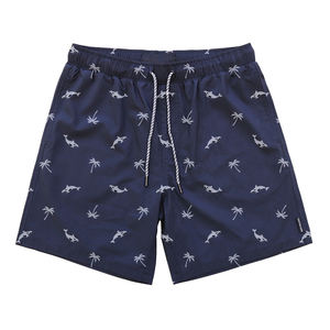 Factory Wholesale OEM Custom Solid Casual <b>Mens</b> Swim <b>Trunks</b> Quick Dry Breathable Beach Shorts with Pockets DDP Shipping - Product Image 3