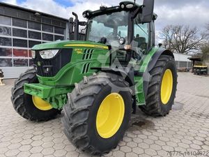 Tractor Agrícola John Deere 6130R Usado Original de 120 hp 4x4 con Implementos Completos a Precios Muy Económicos Disponible - Product Image 4