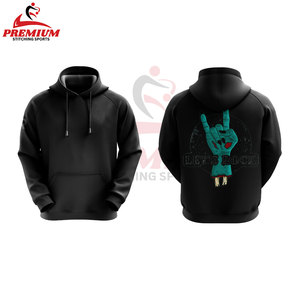 Alta calidad logotipo personalizado 400 gramos 100% algodón peso pesado polar Stock en blanco de gran tamaño tallas grandes hombres sudaderas con capucha por encargo - Product Image 2