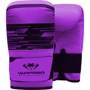 Gants de boxe professionnels en cuir PU de 12oz 16oz pour adultes Poignées avec logo personnalisé Matériau en cuir véritable Conception d'entraînement HSVI - Product Image 4