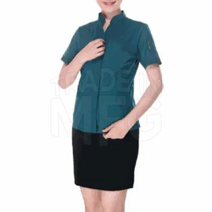 Uniformes unisexes de restaurant et de bar les plus vendus Ensembles teints en couleur du fabricant professionnel à bas prix - Product Image 3