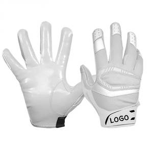 Guantes de fútbol americano ligeros y personalizados, cuero impermeable con protección UV elástica, deportes, gimnasio, uso informal, diseño de impresión - Product Image 1
