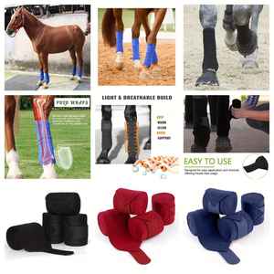 Vendas para Patas de Caballo de Color Personalizado, las Mejores Vendas Protectoras para Montar a Caballo, Vendaje de Seguridad para Patas de Caballo - Product Image 2