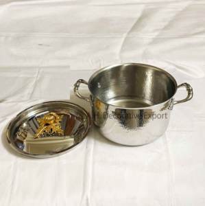 Heavy Duty Stainless Steel Cookware <b>Set</b> Europe Eco-Friendly Gold Pumpkin Lid Knob Food Grade Casserole Saut <b>Pan</b> Pots <b>Set</b> - Product Image 5