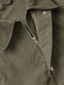 Venta al por mayor 100% algodón hombres mecánico chaqueta Industrial transpirable resistente al fuego chaqueta de trabajo 100% algodón desgastado bordado - Product Image 4