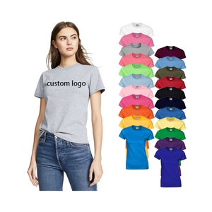 T-shirt personnalisé T-shirts pour femmes T-shirts blancs unis 100% coton T-shirt du fabricant pour hommes - Product Image 2