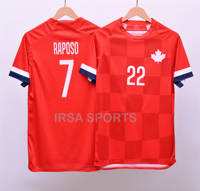 Maßgeschneiderte Fußballuniform / Fußballtrikot-Shorts-Set aus Polyester-Material, Hohe Qualität, Option für Individuelles Logo, Individuelle Farben, Individuelle Größen