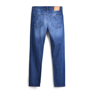 Jeans baggy droits en denim pour hommes de coupe ample personnalisés vente en gros de streetwear pour la saison de printemps hiver respirant lavable solide - Product Image 5