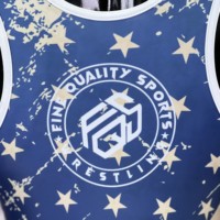 États-Unis Vente en gros Singlet de lutte Imprimé par sublimation numérique Singlet de lutte FQS Custom Wrestling Wears & Gear Manufacturer