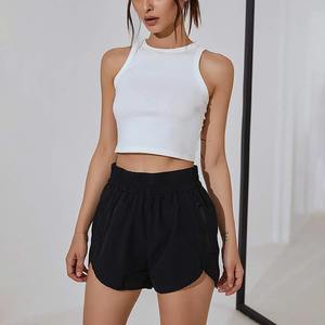 Mallas de Yoga a cuadros de cintura alta para mujer con cierre elástico para correr - Product Image 6