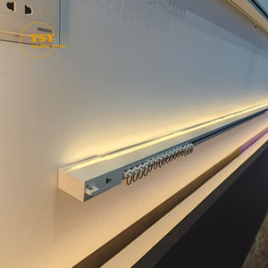 Rails de <span class=keywords><strong>rideaux</strong></span> électriques intelligents, rail de rideau motorisé avec éclairage LED pour salon - Product Image 5