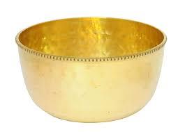 Cuencos Katori de latón sostenible hechos en la India, cuencos Bhog Katori para servir, cuencos del desierto, técnica pulida para viajes - Product Image 3