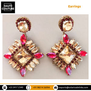 Pendientes colgantes de topacio y arcoíris para mujer y niña, piedras, hecho a mano, para fiesta y Noche - Product Image 5