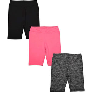 Vente en gros Ensembles de sweat pour femmes taille haute personnalisés Shorts de sport décontractés en coton respirant avec impression de logo personnalisé - Product Image 3