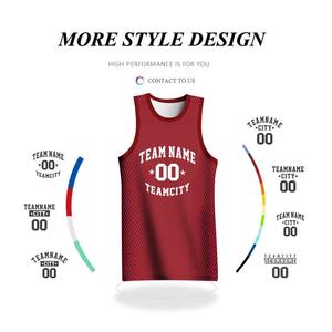 Combinaison de basket-ball sans manches à double poche latérale pour hommes, vêtements de sport imprimés à séchage rapide et absorption de la sueur pour adultes - Product Image 5