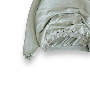 Sweat-shirt à capuche pour homme en coton 100% lourd, délavé à l'acide, effet délavé, avec logo personnalisé - Product Image 6
