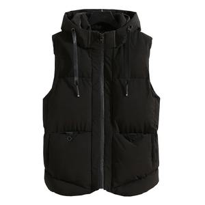 Chalecos de lona informales para hombre de moda coreana, chaqueta para Otoño Invierno, chaleco con capucha, ropa Formal gruesa, cálida y cómoda - Product Image 3