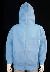 Sudadera con capucha de algodón con capucha para hombre y mujer, prenda con logotipo personalizado, diseño de sublimación, poliéster, reflectante, cremallera completa, unisex - Product Image 6