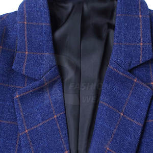 เบลเซอร์ลำลองเข้ารูปดีไซน์เนอร์สำหรับผู้ชายเสื้อนอกแฟชั่นฤดูใบไม้ผลิฤดูใบไม้ร่วงเสื้อเบลเซอร์ผู้ชายแบบใหม่ผ้าคอตตอนระบายอากาศได้ดี - Product Image 3