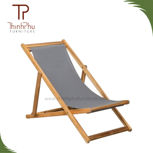 Picnic al aire libre promocional plástico ocio tumbona plegable aluminio Silla de playa para pesca respetuoso con el medio ambiente Thinh Phu - Product Image 3