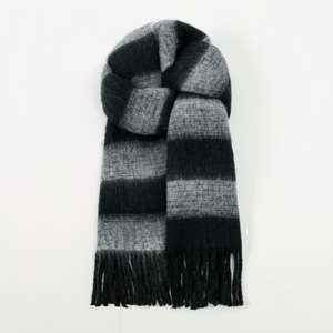 Bufanda cálida de invierno, nueva, gruesa, a rayas y colorida, muy vendida. - Product Image 4