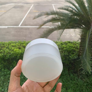 กระปุกครีมหรูหราขนาด50มล. 100มล. 200มล. พร้อมผิวสีน้ำค้างแข็งบรรจุภัณฑ์เครื่องสำอางแบบกำหนดเองพิมพ์โลโก้ - Product Image 2