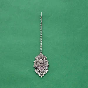 Classic Oxidised Plating Tikka for <b>Bridal</b> <b>Headwear</b> - Product Image 2