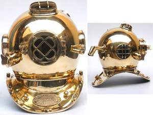 Calvin Handicrafts "Casco de buzos náuticos Maritime Mark V Casco de latón macizo para buceo profundo - Product Image 5