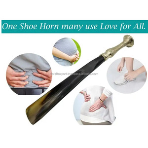 Meilleure vente cornes de chaussure par RF Crafts 100% Buffalo Horn Lifter pour femmes et hommes taille personnalisée pas cher prix meilleure qualité cornes de chaussure - Product Image 3