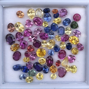 4mm 6mm Naturel Multi Rose Bleu Jaune Blanc Saphir Pierres Précieuses Ovale Poire Forme Facette Coupe IGI Certifié pour la Fabrication de Bijoux - Product Image 3