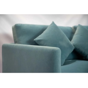 Sofá de espuma ignífugo de 3 plazas moderno directo de fábrica OEM/ODM con marco de madera de pino y madera contrachapada de resorte de bolsillo para hoteles - Product Image 2