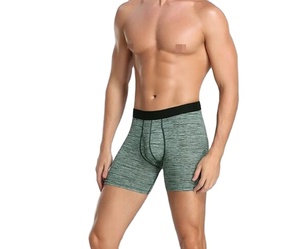 Calzoncillos bóxer impresos con logotipo personalizado clásico para hombre, ropa interior transpirable de diseño gráfico elástico, OEM ODM, venta al por mayor, antibacteriano - Product Image 3