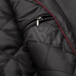 Fabricante de Chaquetas de Cuero para Hombre Personalizadas OEM, Chaqueta de Motociclista de Marca Privada, Suministro al por Mayor de Fábrica - Product Image 6