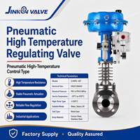 Vanne de régulation de débit industrielle à flange pour vapeur, haute température, commande pneumatique, fabricant d'usine