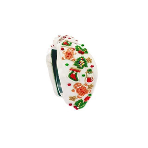 Collections de bandeaux de Noël pour filles, bandeaux indiens faits à la main avec des perles, accessoires de Noël - Product Image 3