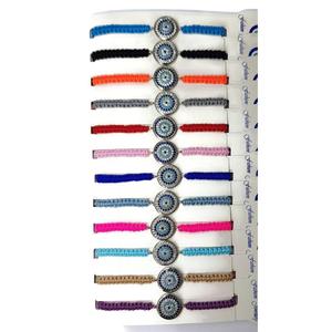 Pulseras de macromos de colores surtidos Pedido mínimo 12 piezas Pulseras de macromos con dijes de moda - Product Image 2