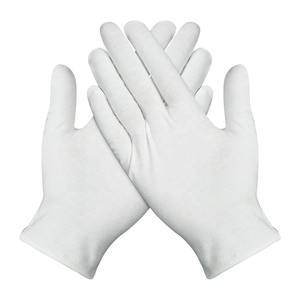 Gants en coton tricotés à doigts complets pour hommes et femmes, régalia maçonnique artisanale, broderie personnalisée, coton écologique et durable - Product Image 5