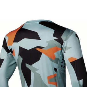 2024 vente chaude personnalisé 100% Polyester hommes course Motocross maillots respirant Long Sves personnalisable nom de l'équipe de course - Product Image 2