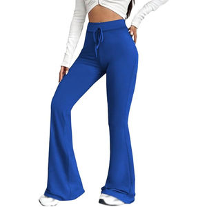 Pantalones Deportivos Acampanados con Frente Plano y Bolsillos para Mujer, Diseño 2025, Personalizables con Logotipo, MOQ Bajo, Invierno, Casual - Product Image 3