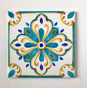 Dessous de verre à thé en bois MDF au look classique avec impression en émail Ustensiles de cuisine personnalisés Vaisselle Tapis et tampons Style moderne au meilleur prix - Product Image 4