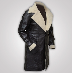 Venta de stock fresco Abrigo impermeable de cuero genuino Piel falsa Piel de oveja real Abrigos nuevos de alta calidad hechos en fábrica - Product Image 3