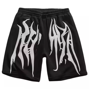 Short décontracté à impression bouffante 3D pour homme, baggy en coton pour entraînement avec personnalisation, vêtements de rue à prix abordable - Product Image 1