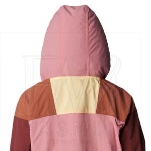 Veste coupe-vent matelassée d'hiver pour femme, taille personnalisée, respirante, écologique, col à capuche, fermeture éclair, 100% polyester pour - Product Image 6